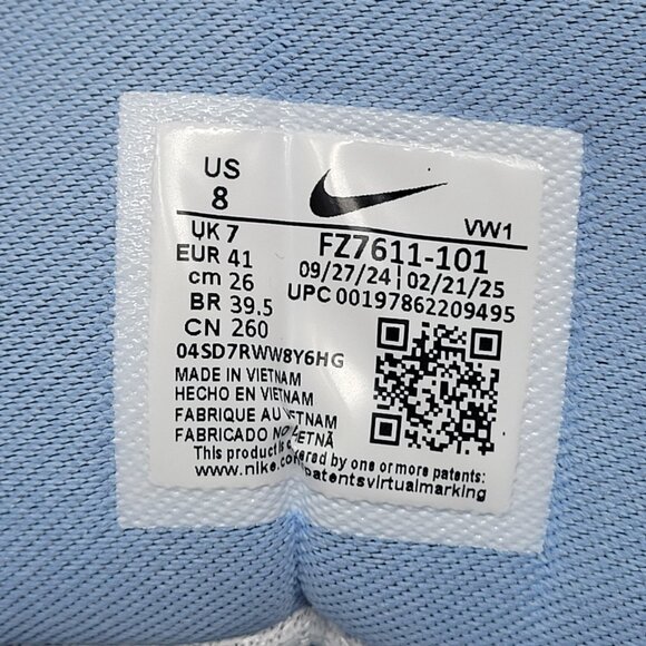 Nike Air Zoom Victory Pro 4 Golf FZ7611-101 White Photon Black Psychic Blue UNC - Picture 12 of 13